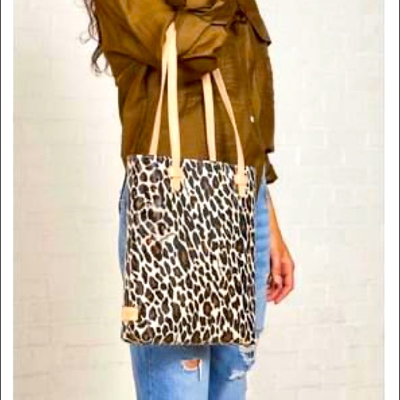 consuela leopard tote